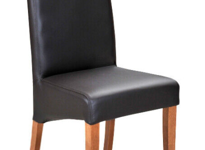 Armchair Design Armchair Wood Leather Upholstery Dining room Leather Gastro Chair
